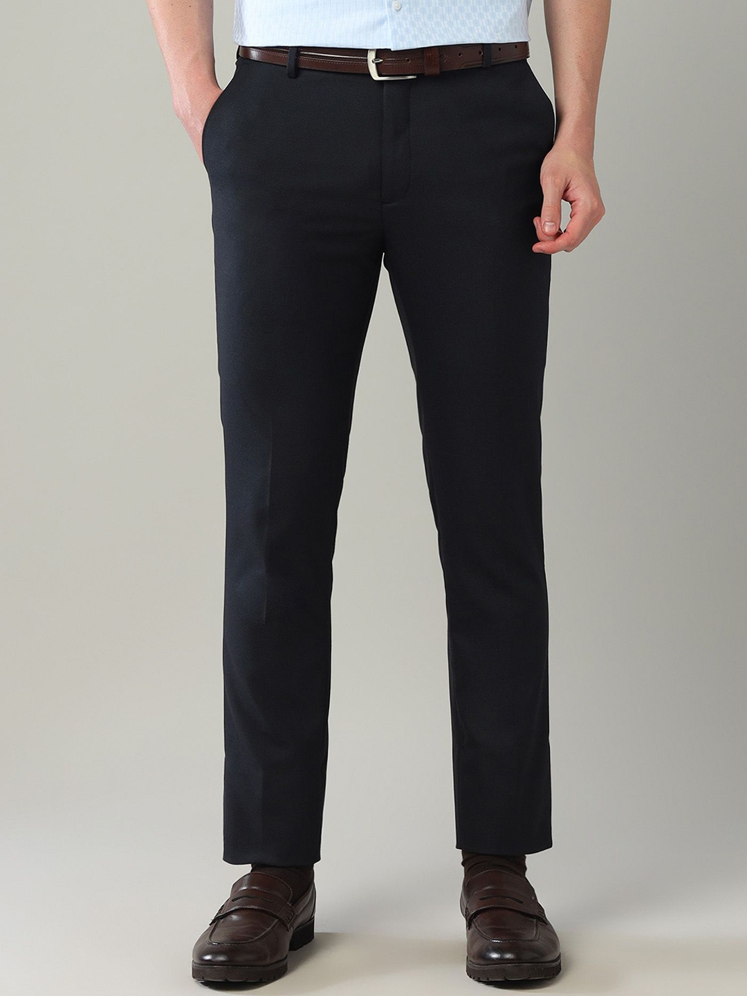 

Arrow Men Slim Fit Trousers, Black