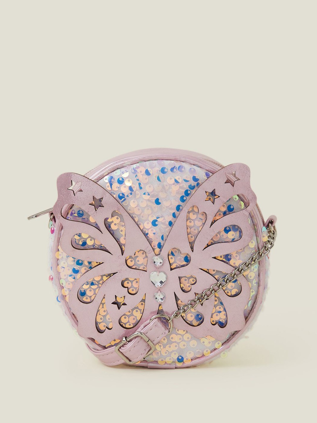 

Accessorize Girls Embellished Miniature Sling Bag, Pink