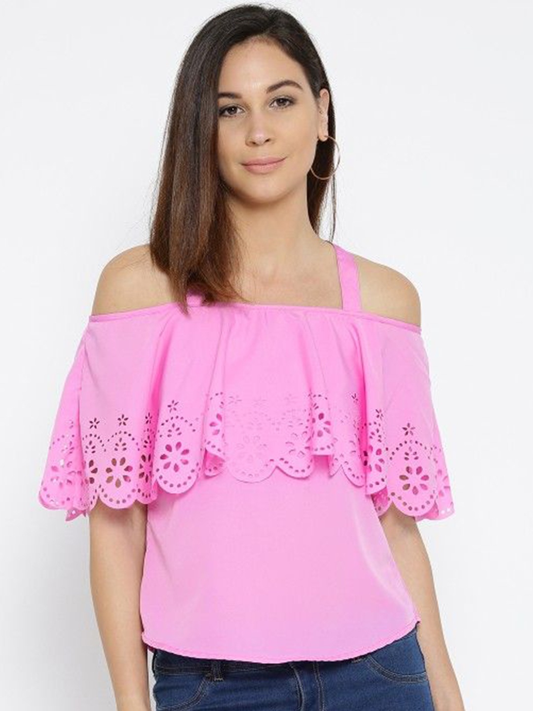 

Moda Rapido Styled Back Top, Lavender