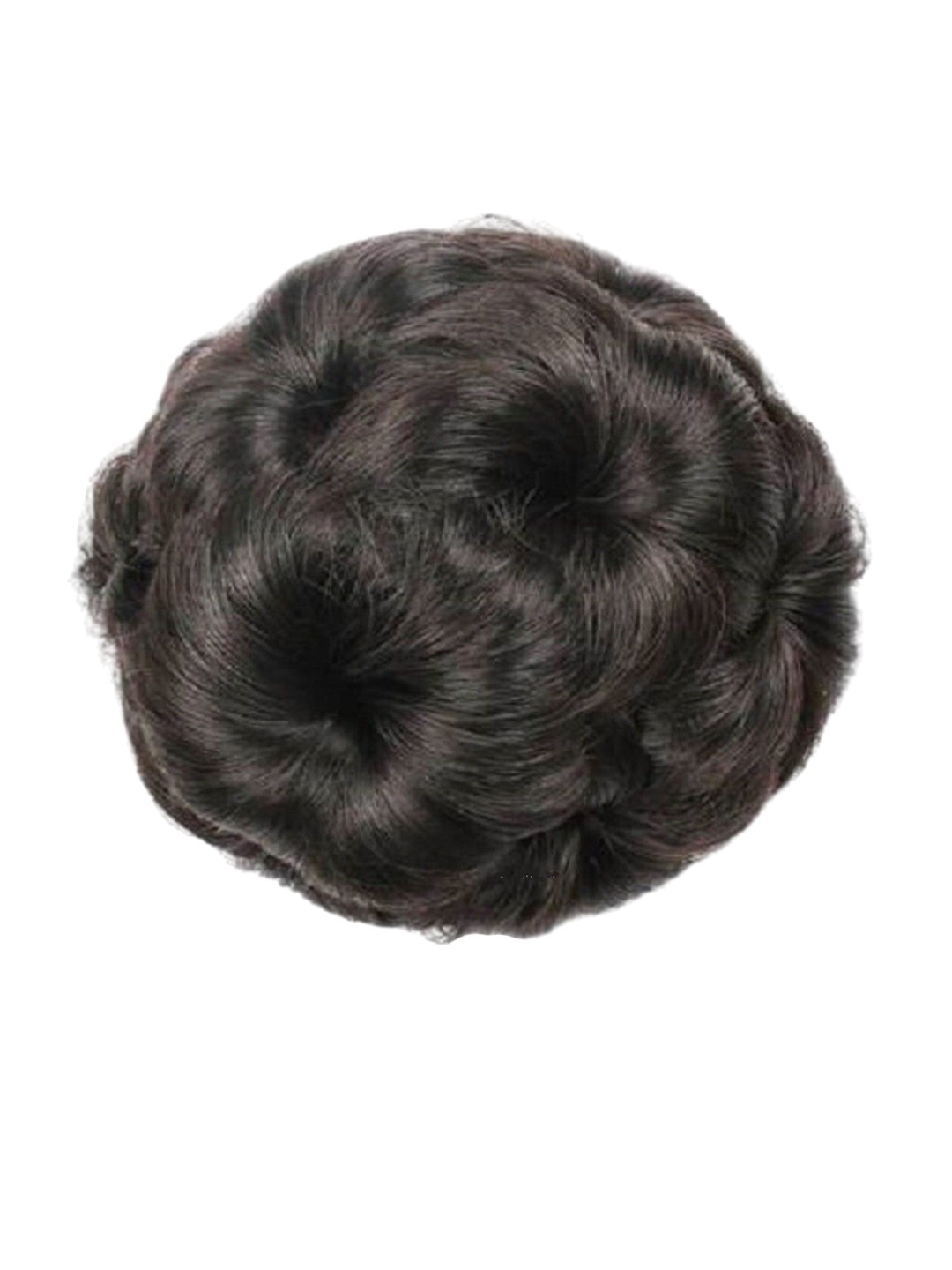 

camola deva Clip-In Bun Wavy Hair Extension - Black - 6 Inch