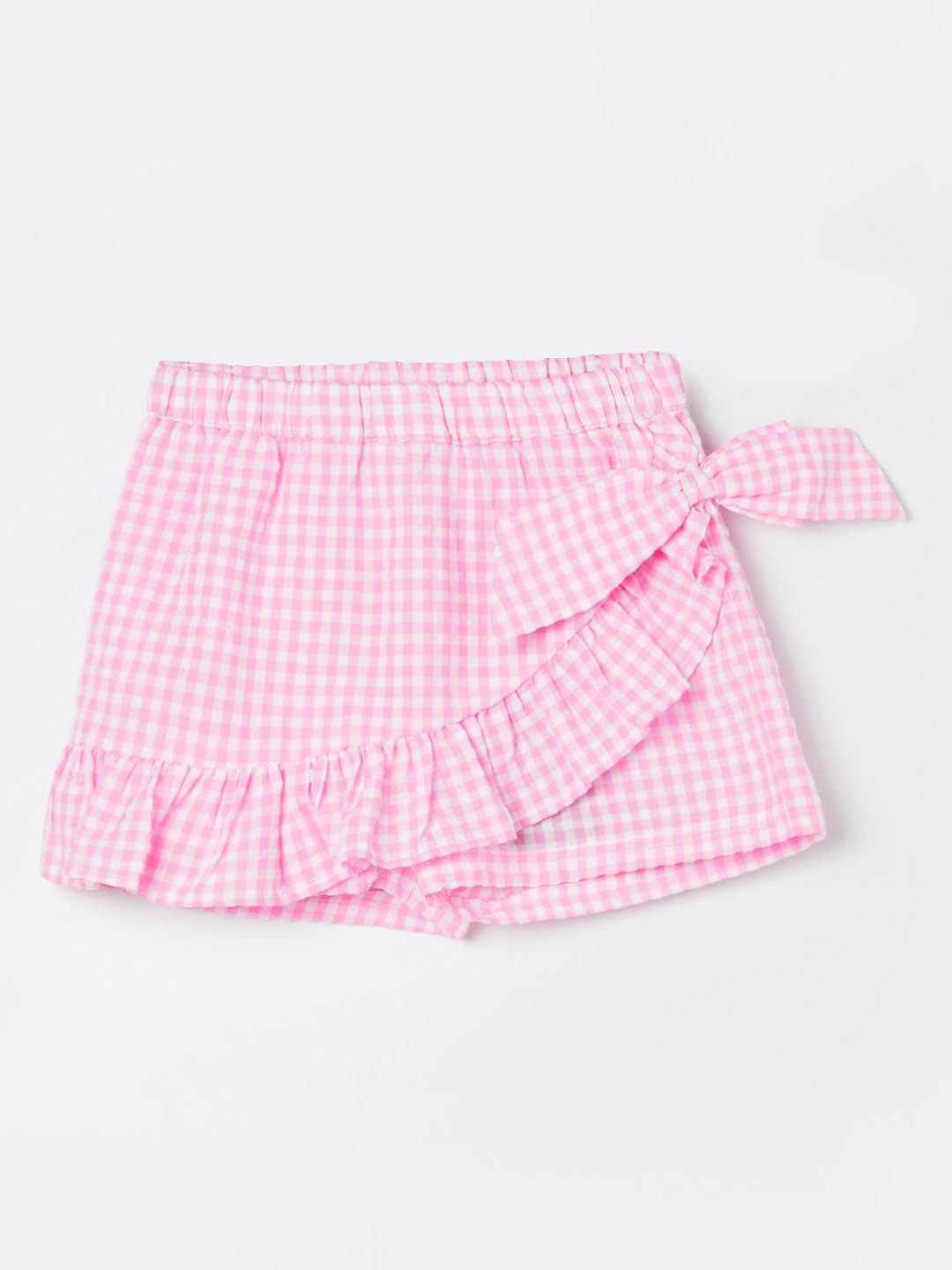

Juniors by Lifestyle Girls Checked Technology Shorts, Pink