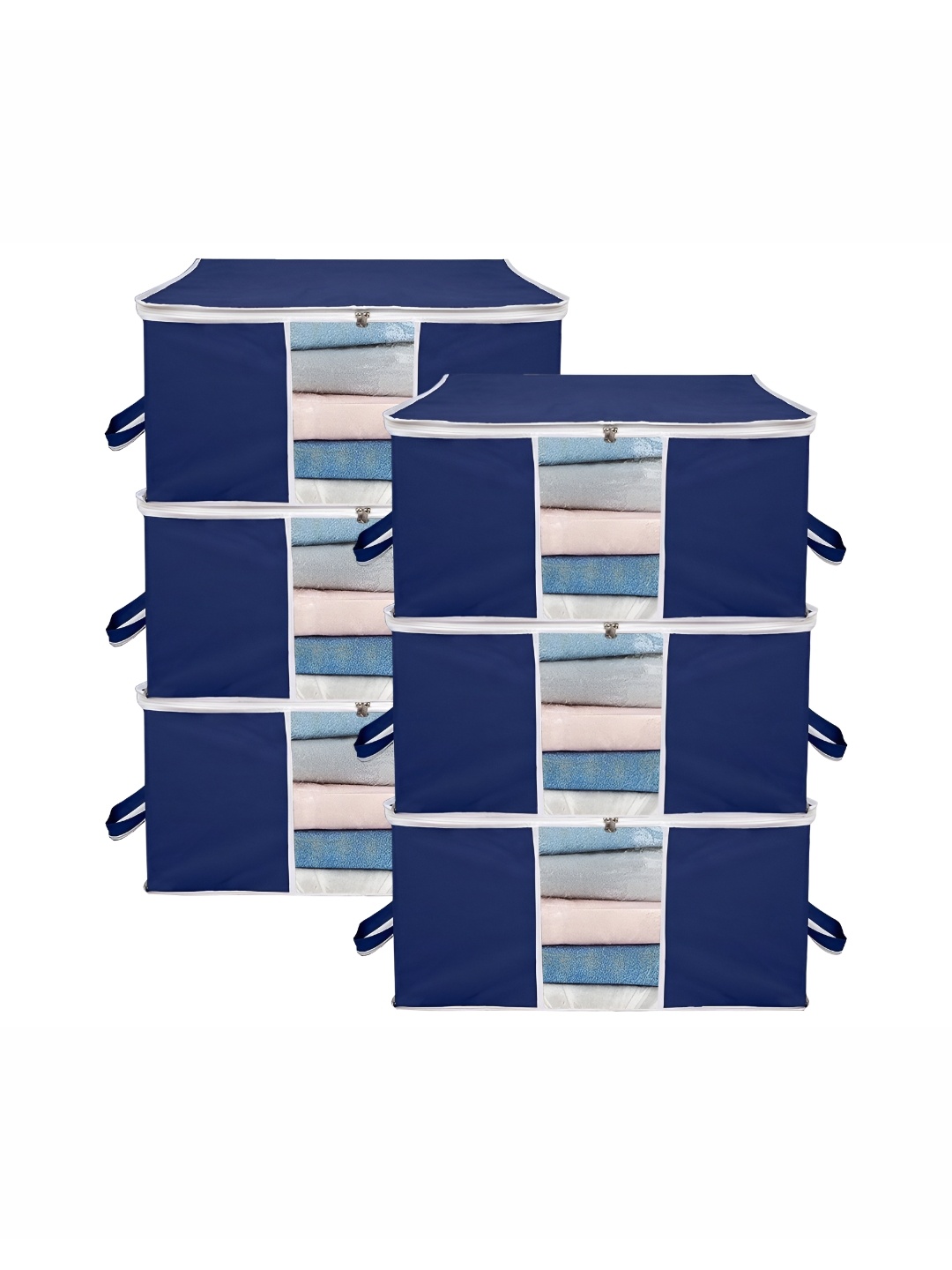 

ANKIT INTERNATIONAL Blue Set of 6 Super Strong Multi-Utility Organisers
