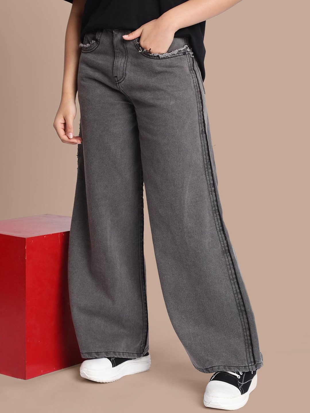 

Bene Kleed Women High-Rise Bootcut Jeans, Black