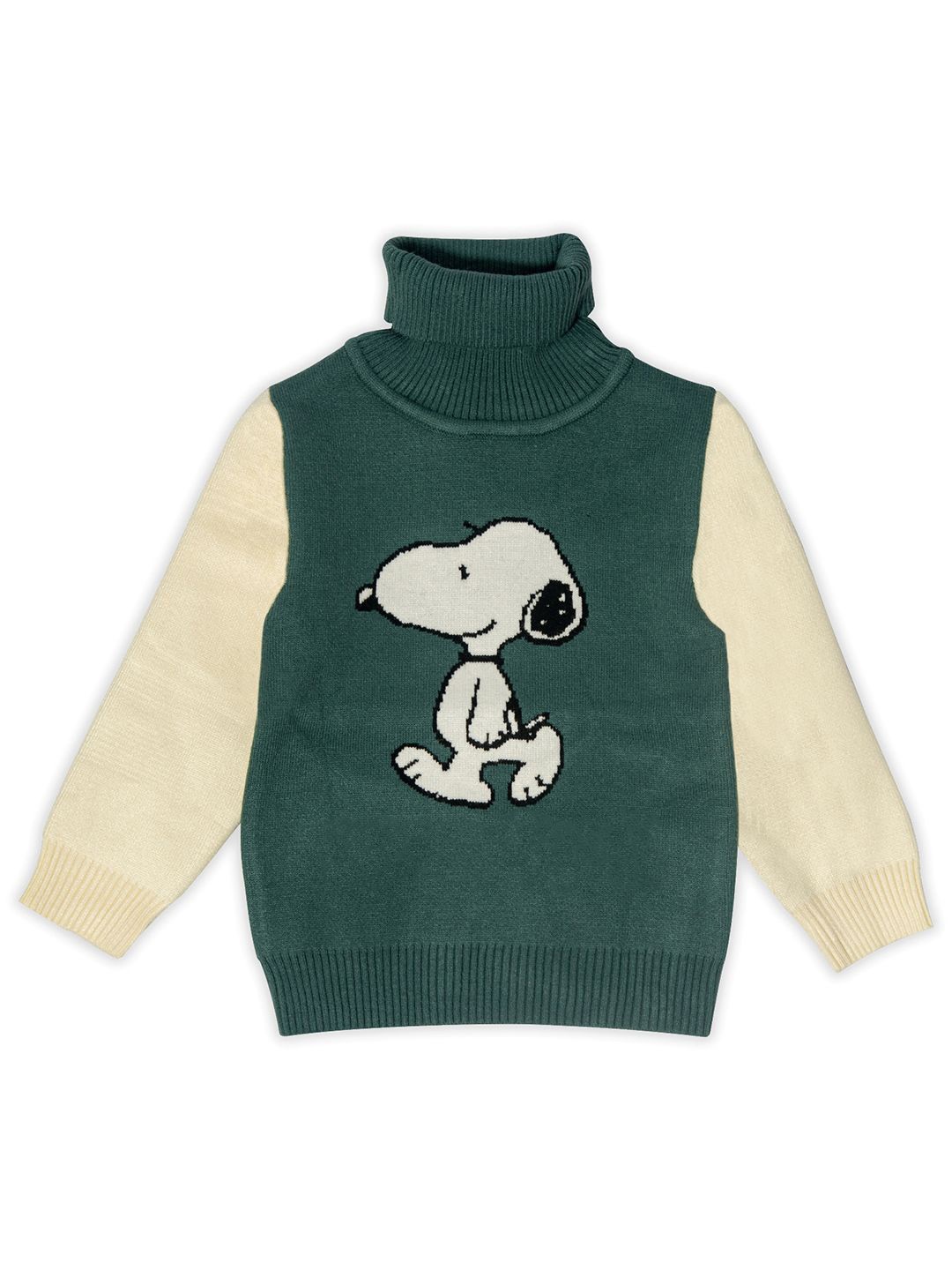 

Bold N Elegant Boys Printed Pullover, Green