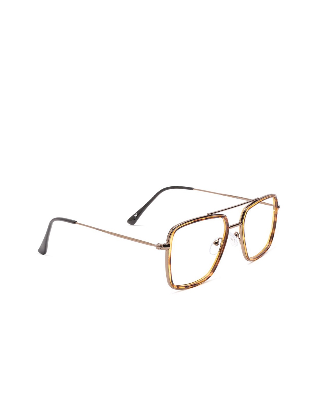 

Specsmakers Unisex Abstract Full Rim Square Frames, Brown