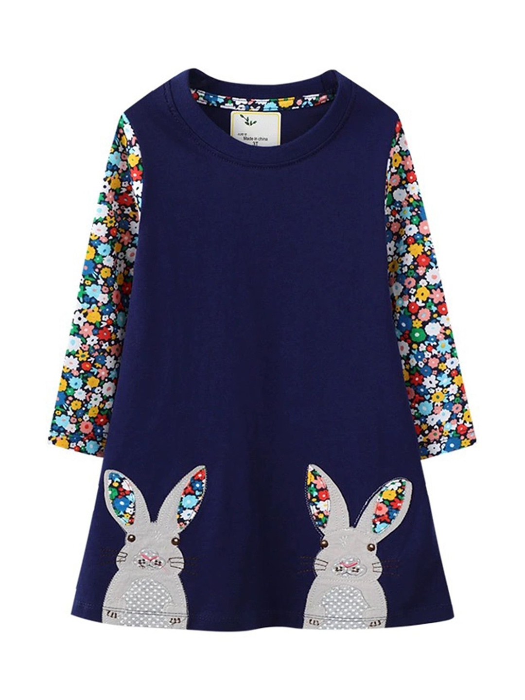 

LULU & SKY Girls Printed Nightdress, Blue