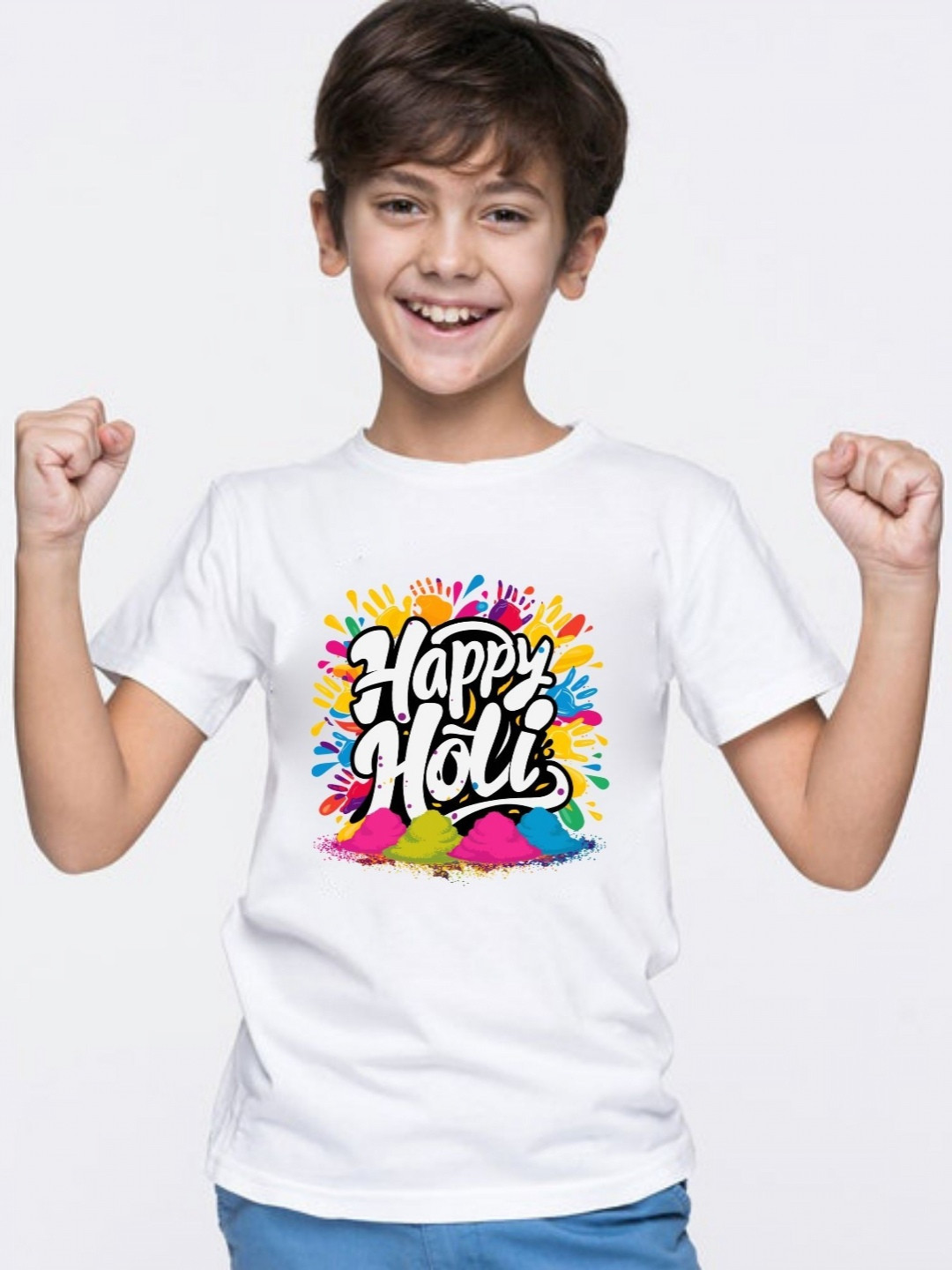 

KNITROOT Kids Printed Sublimation T-shirt, White