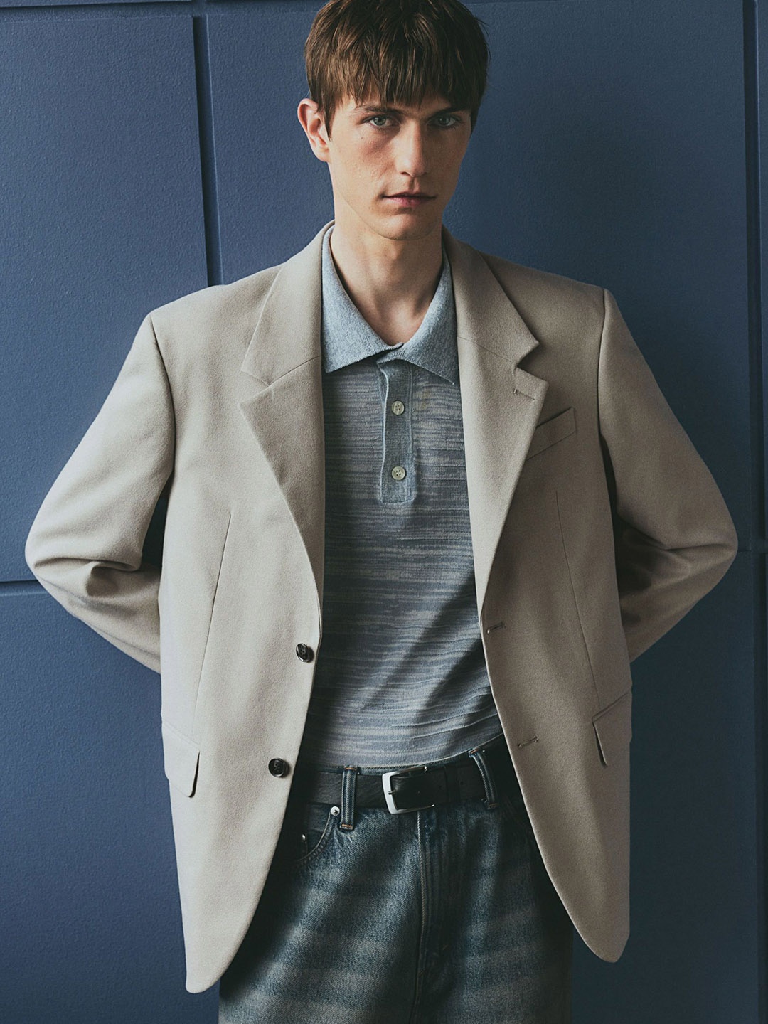 

H&M Relaxed Fit Jacket, Beige