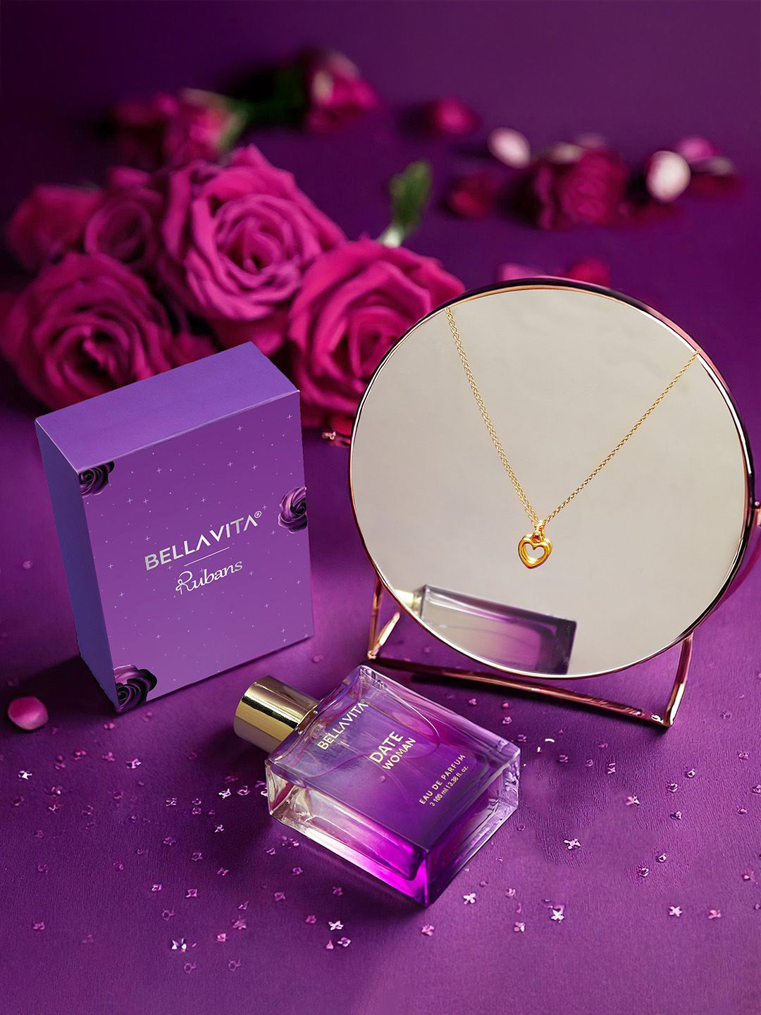

Bella Vita Organic X Rubans Date Perfume Gift Set, Purple