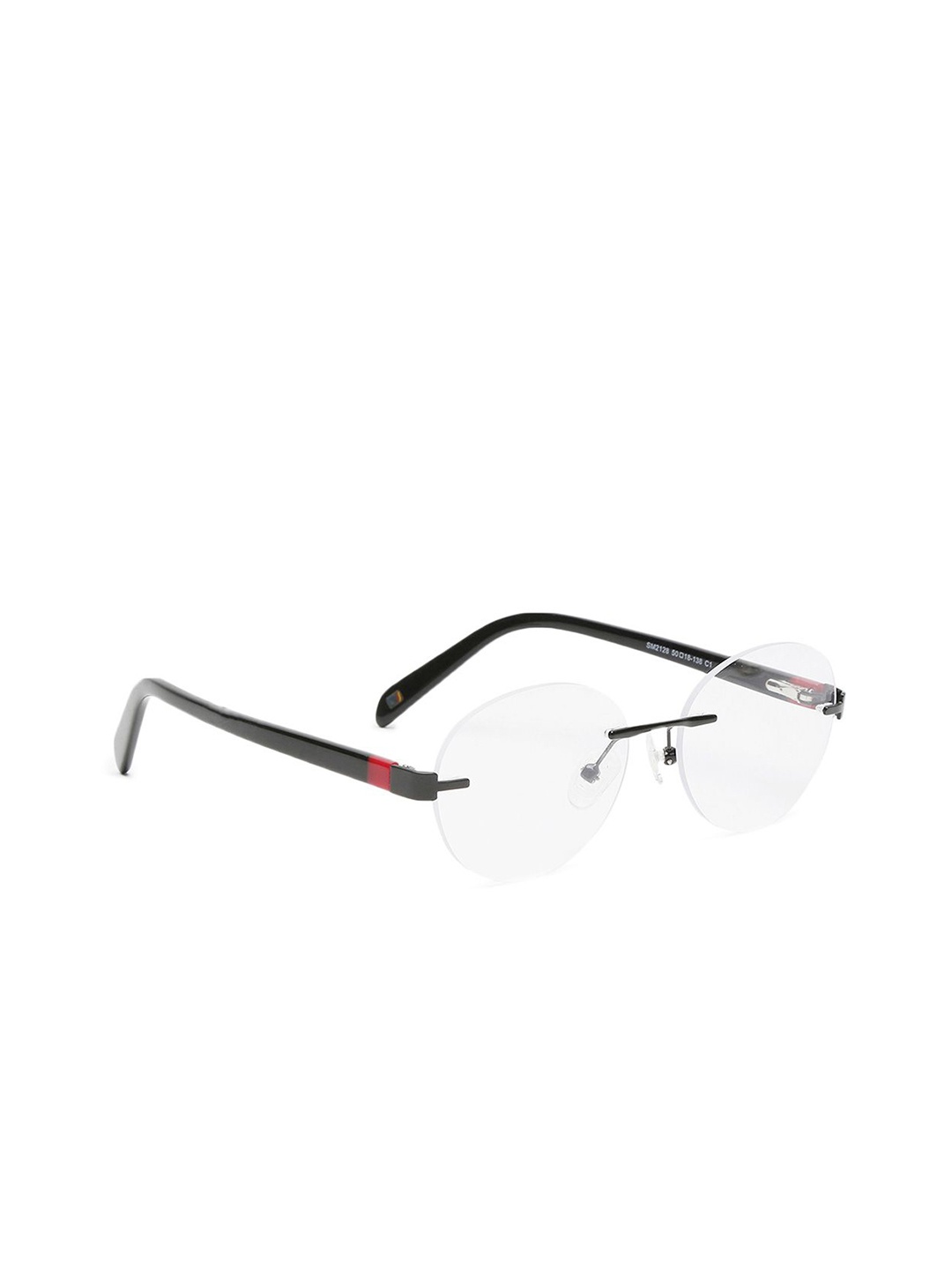 

Specsmakers Unisex Rimless Round Frames, Black
