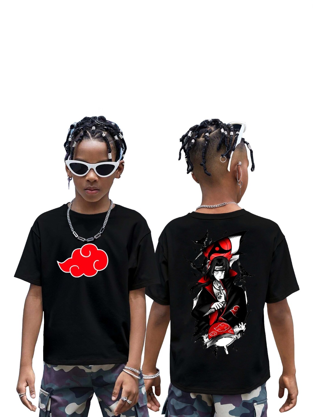 

BAESD Boys Printed T-shirt, Black