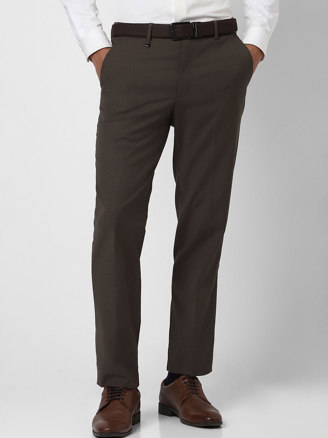 

Van Heusen Men Trousers, Brown