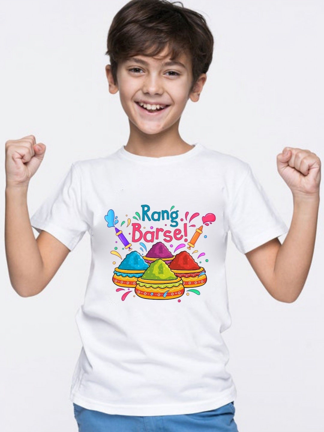 

KNITROOT Kids Printed Sublimation T-shirt, White