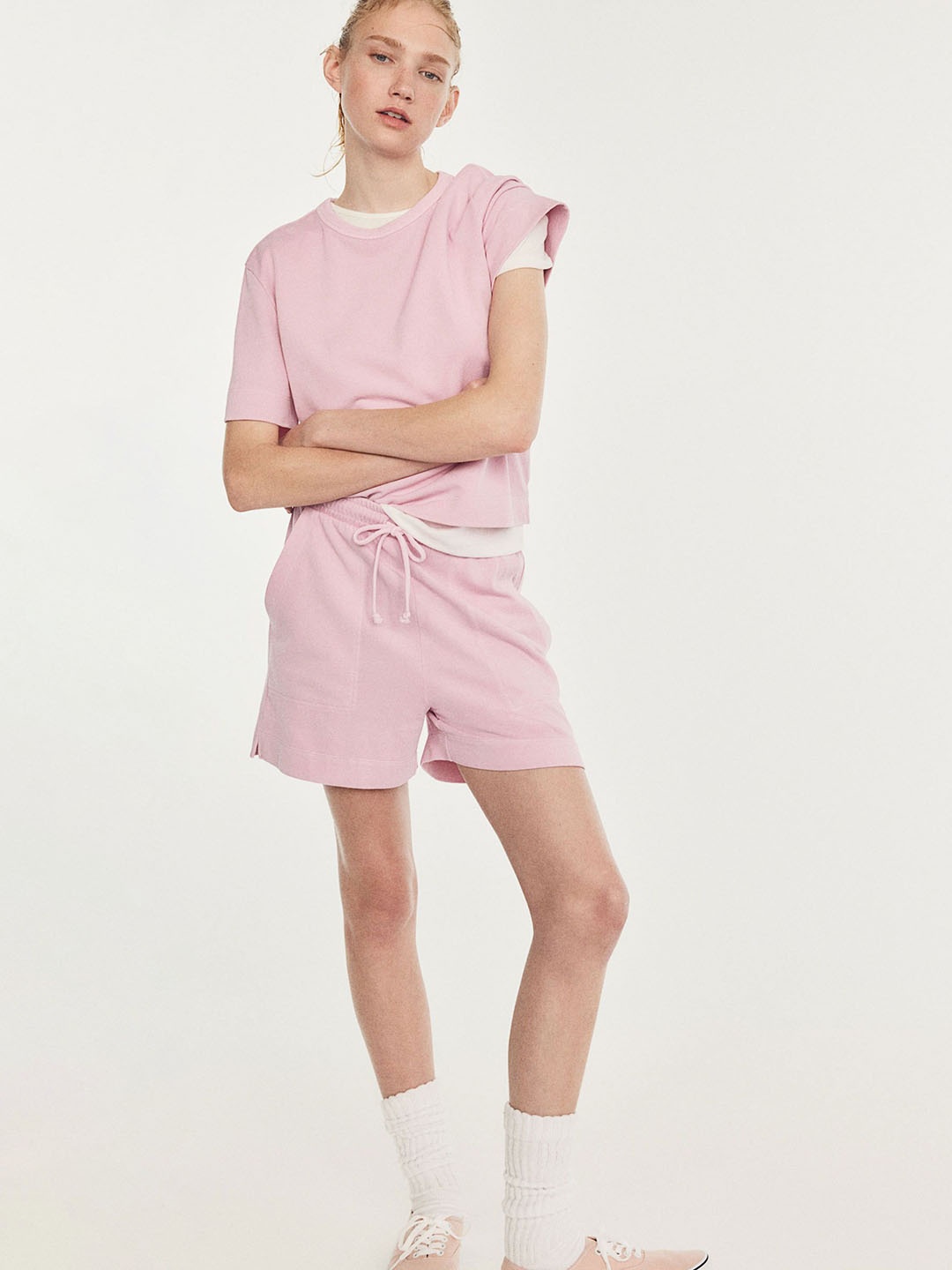 

H&M Sweatshorts, Pink