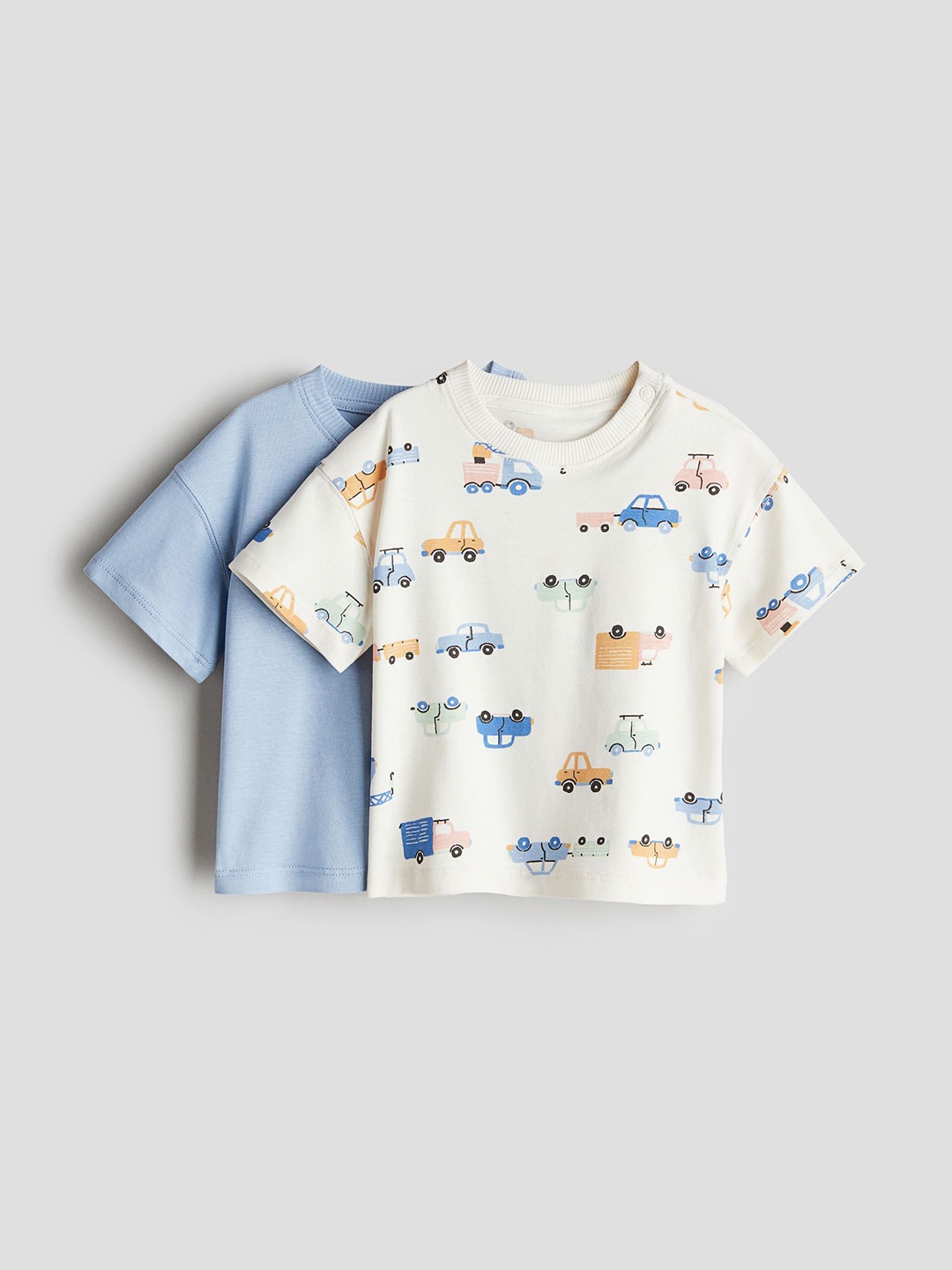 

H&M 2-Pack Cotton T-Shirts, Blue