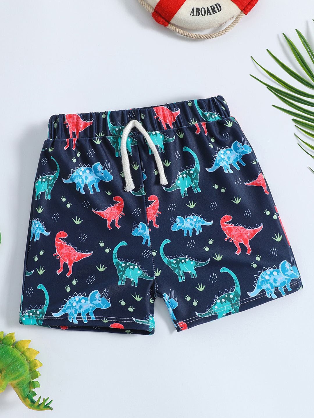 

YK Infant Girls Printed Swim Bottoms, Navy blue