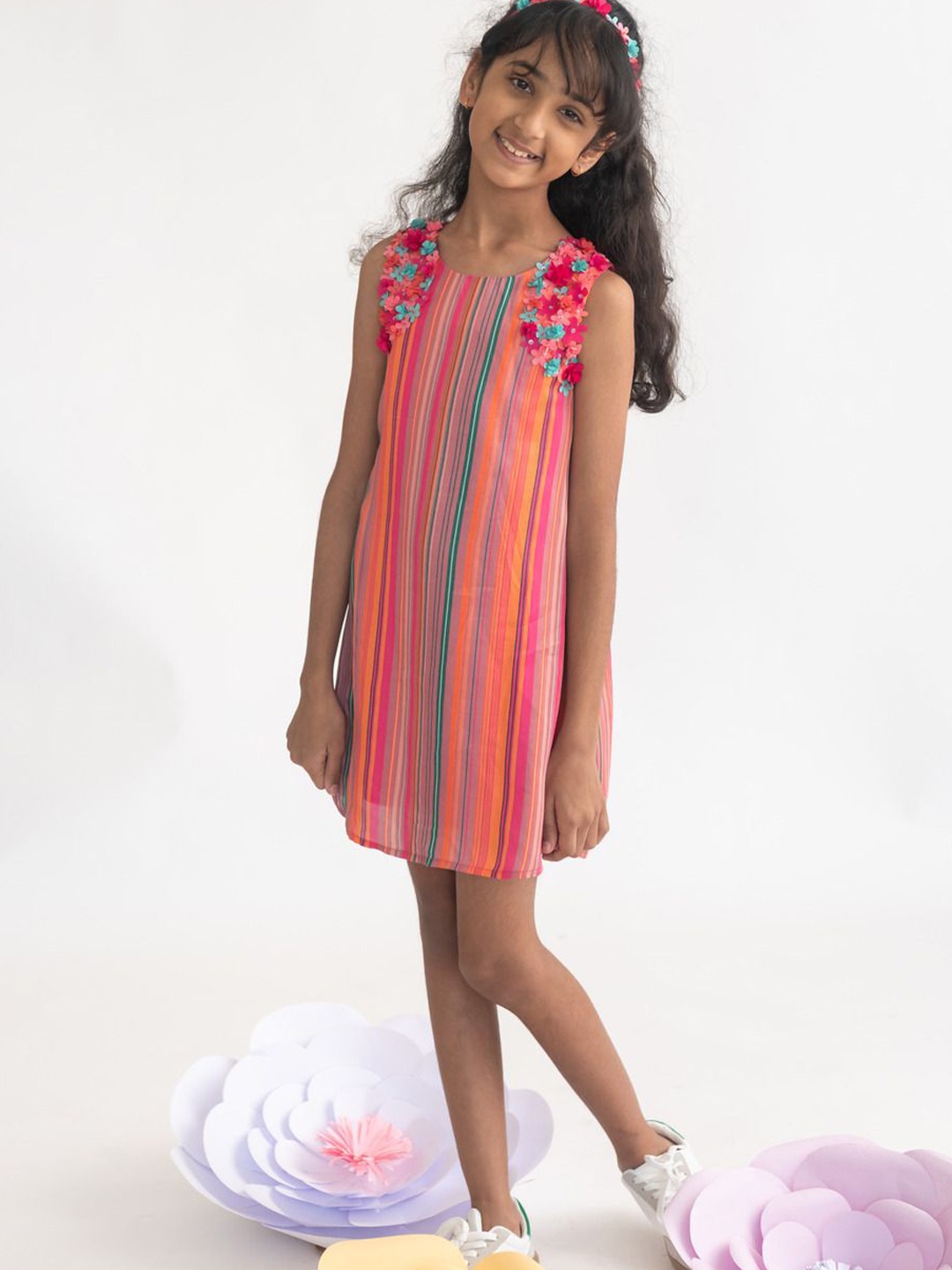 

A Little Fable A-Line Dress, Multi
