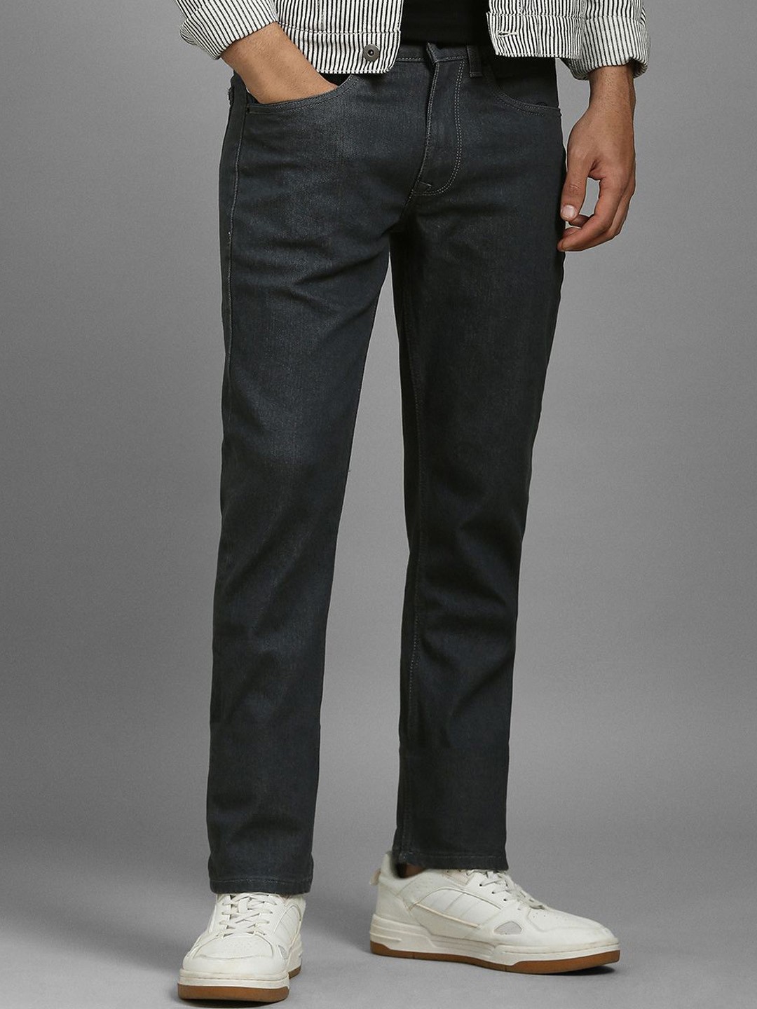 

Louis Philippe Men Jeans Men Slim Fit Jeans, Grey