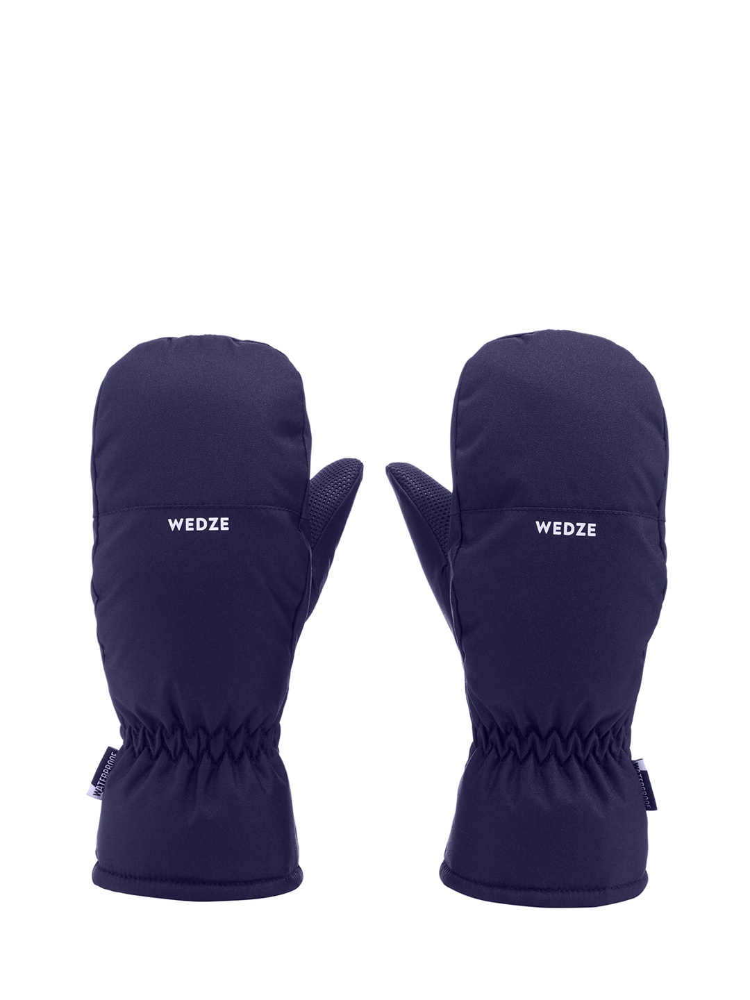 

WEDZE By Decathlon Boys Printed Waterproof Mittens, Navy blue