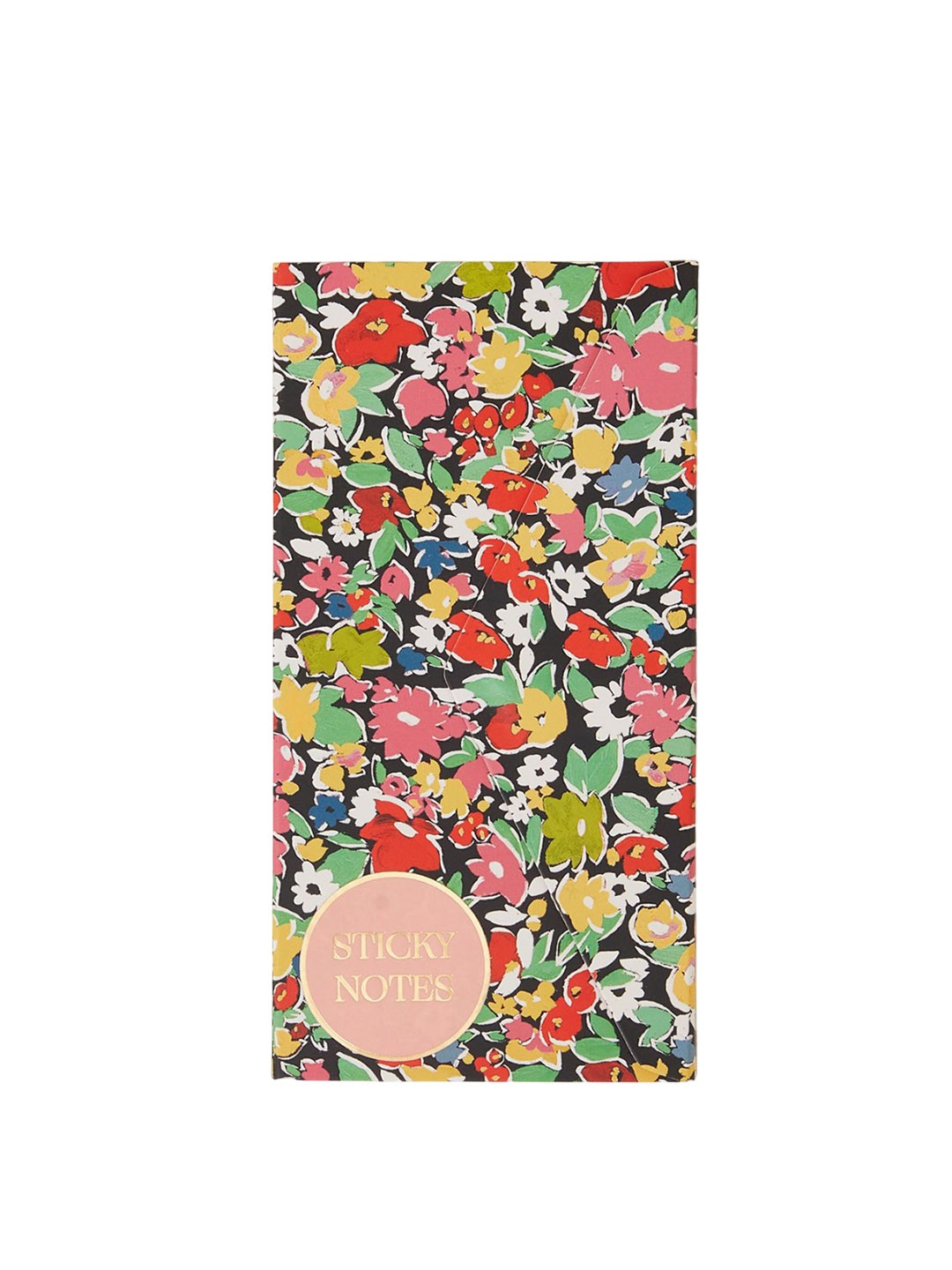 

Accessorize Floral Printed Sticky Notes Stationery, Black