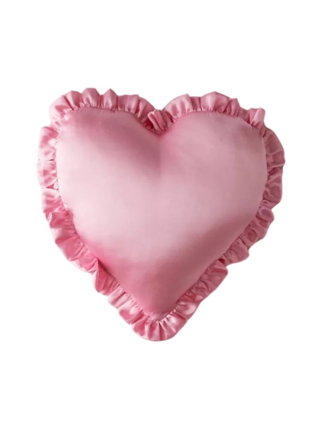 

THROWPILLOW Pink Valentine Heart Shaped Cushion Cover