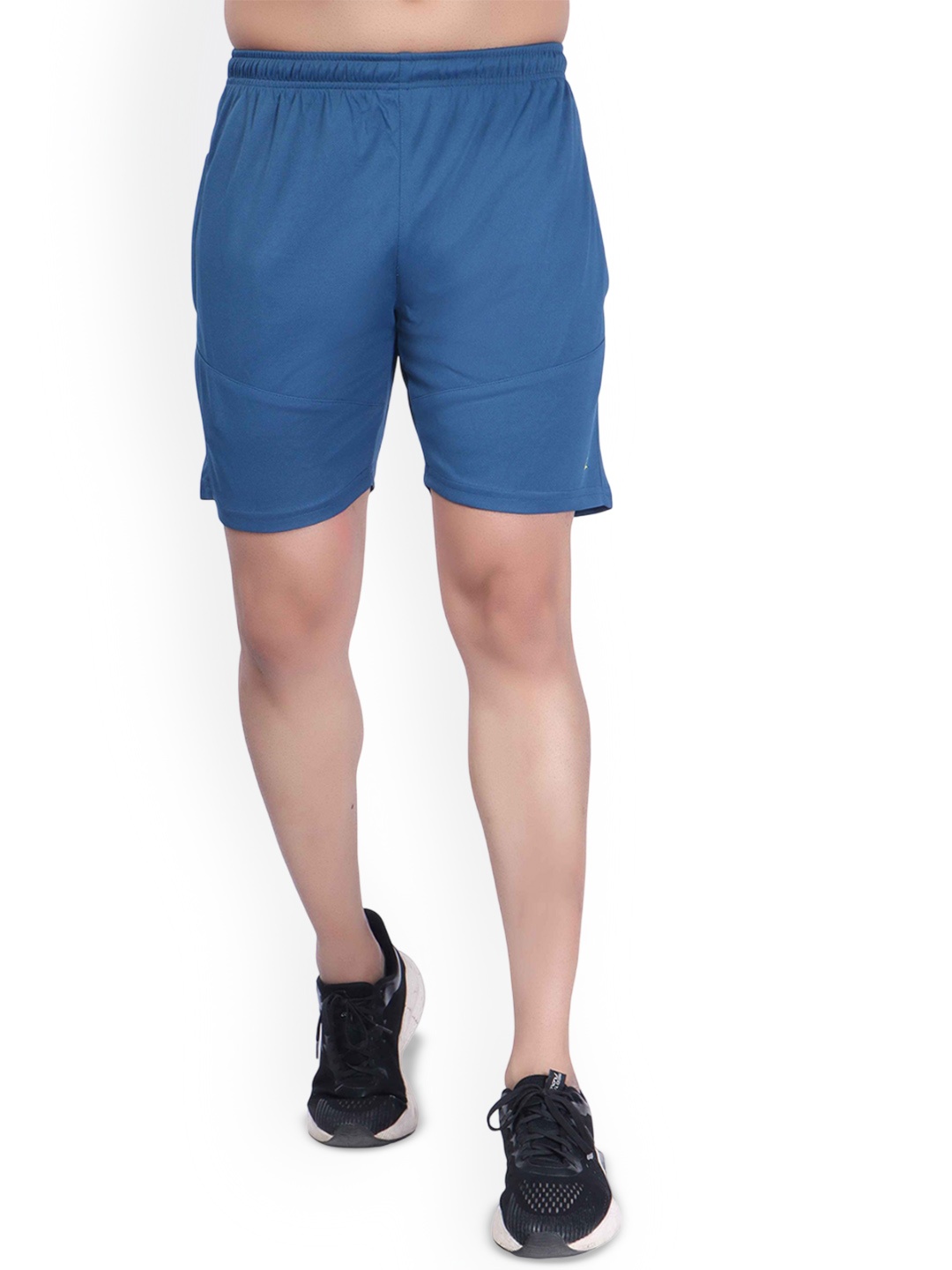

Z Zagros Men Regular Fit Mid-Rise Sports Shorts, Blue