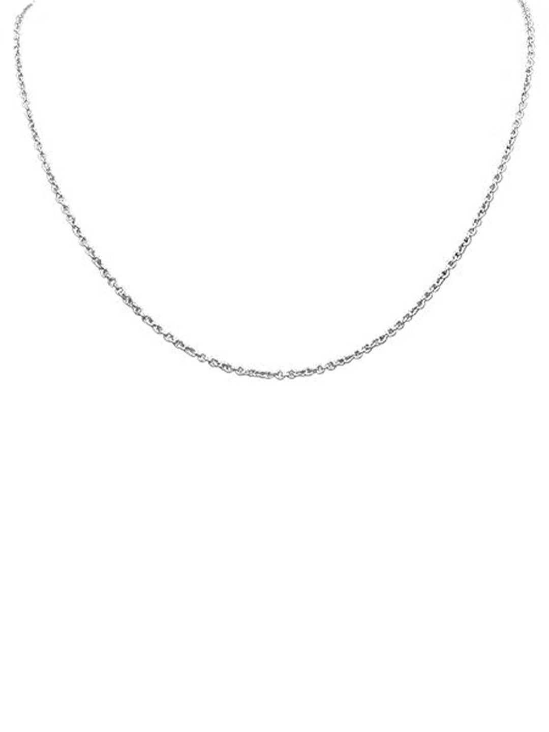 

ISHI New York Rhodium-Plated Horizon Minimal Chain, Silver