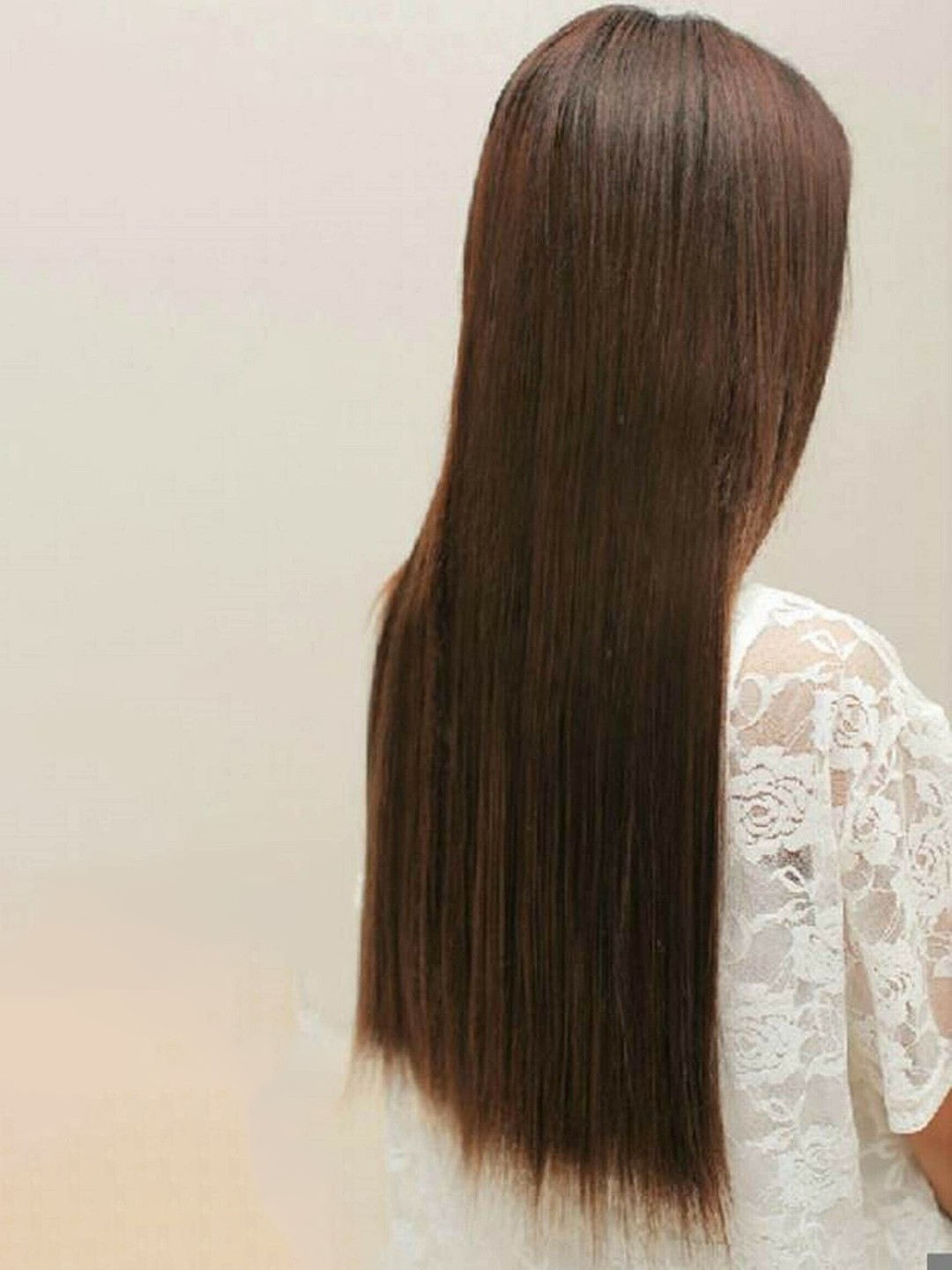 

camola deva Clip-In Straight Hair Extension - Brown - 22 Inch