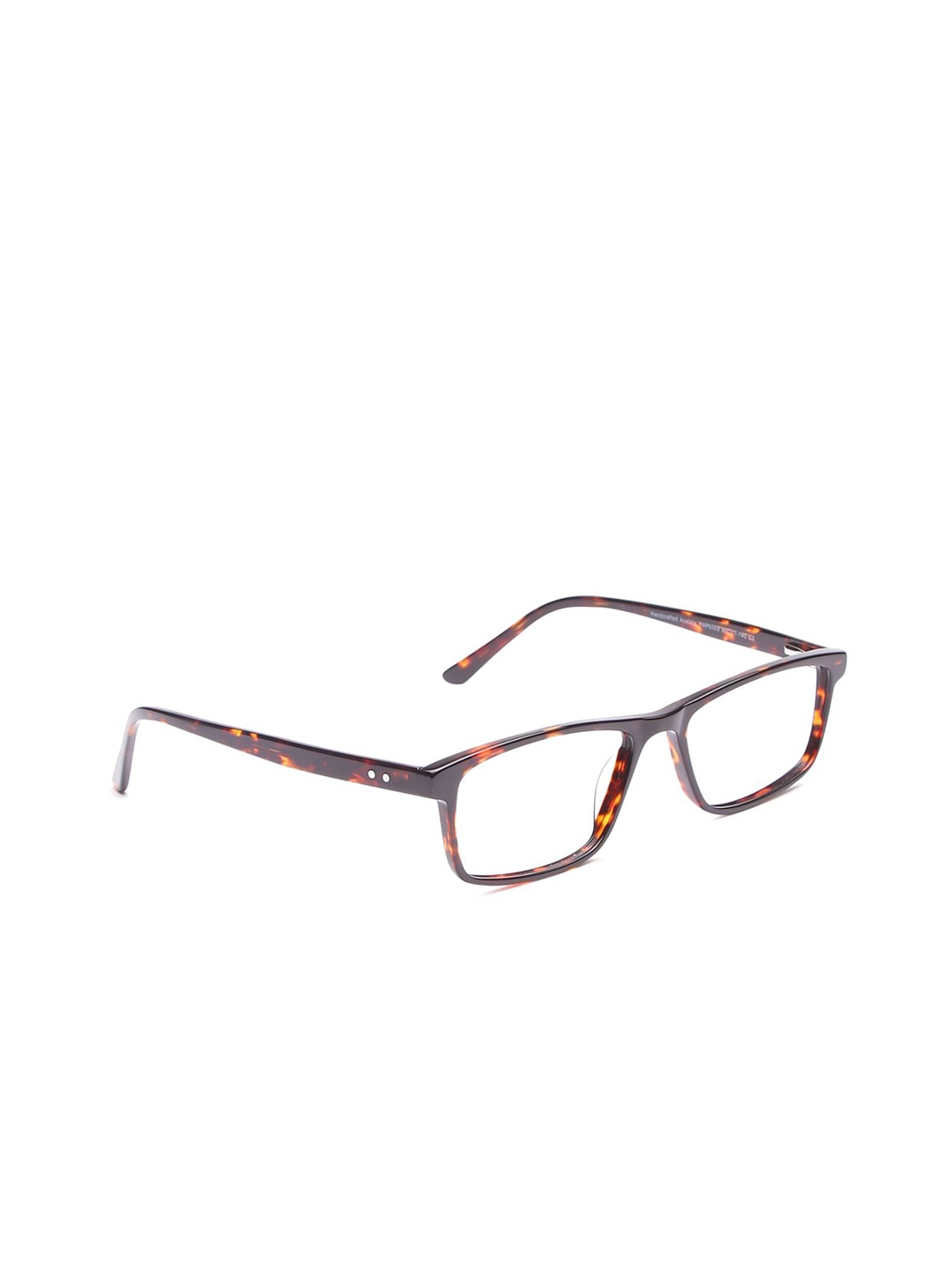

Specsmakers Unisex Full Rim Rectangle Frames, Brown