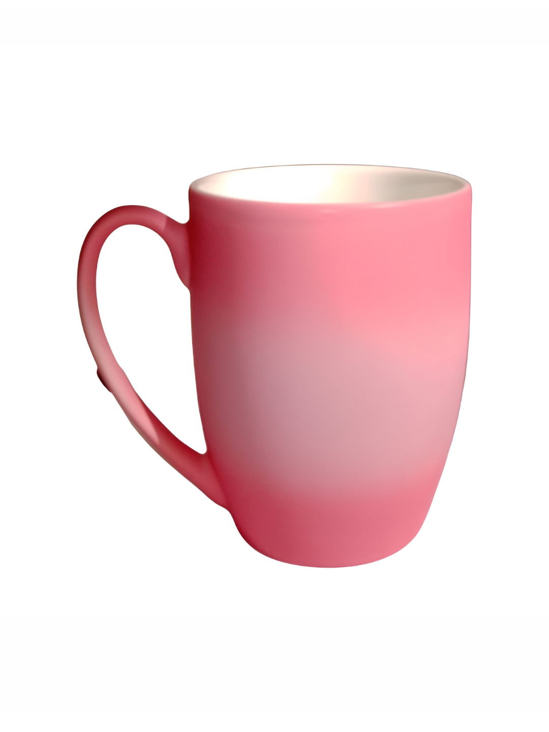 

Shreedah Pink & White Easy to Clean Ceramic Matte Mugs