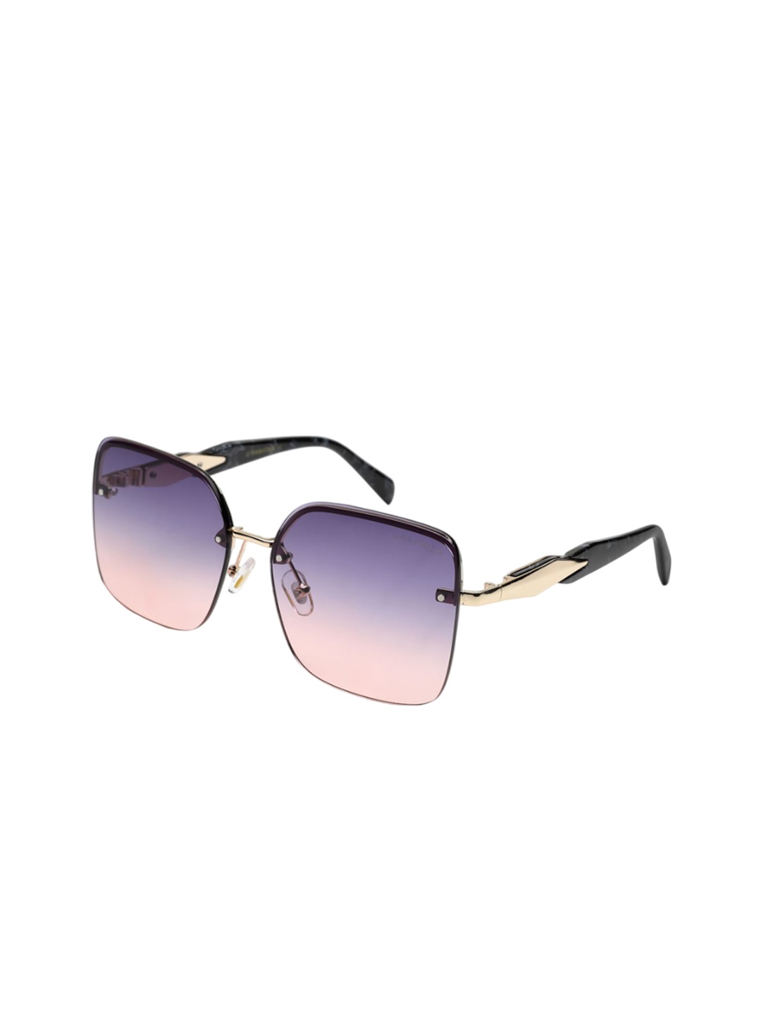 

HASHTAG EYEWEAR Women Oversized Sunglasses SEVA-2A945-PNK, Purple