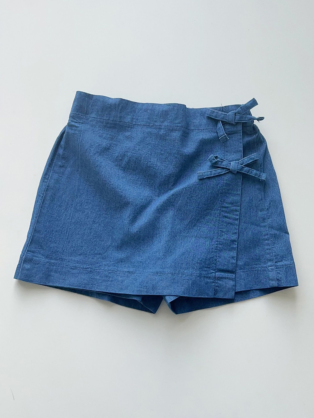 

LULU & SKY Girls Mini Skort, Blue