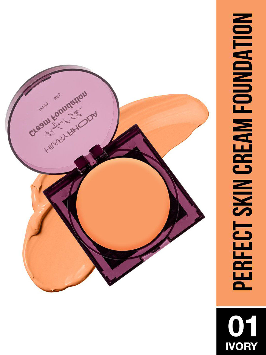 

Hilary Rhoda Waterproof & Matte Finish Blendable Cream Foundation - 8.5g Ivory 01, Nude