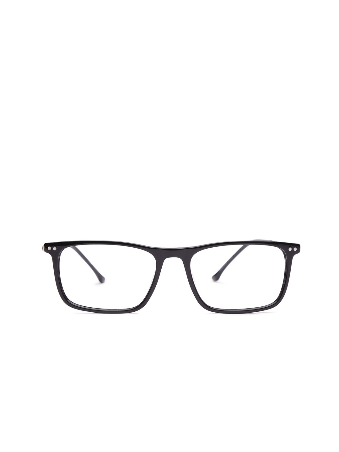 

Specsmakers Unisex Full Rim Rectangle Frames, Black