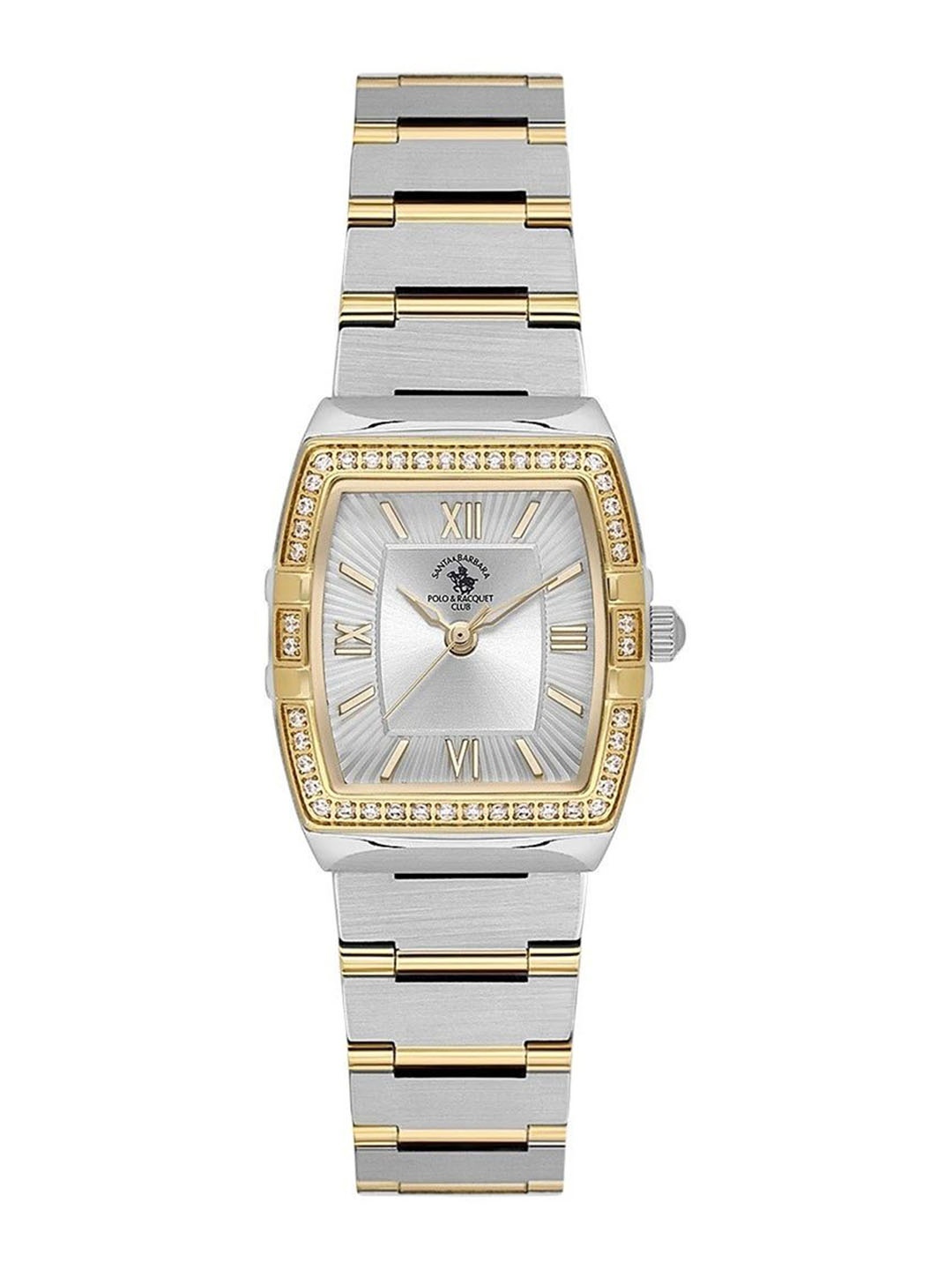 

SANTA BARBARA POLO & RACQUET CLUB Women Embellished Analogue Watch, Silver