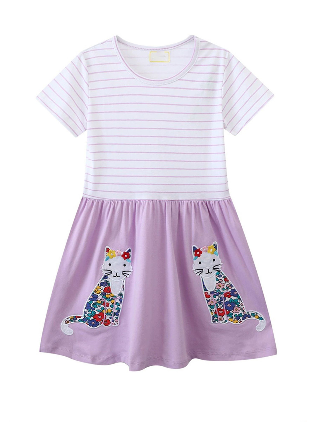 

LULU & SKY Girls Printed Nightdress, White