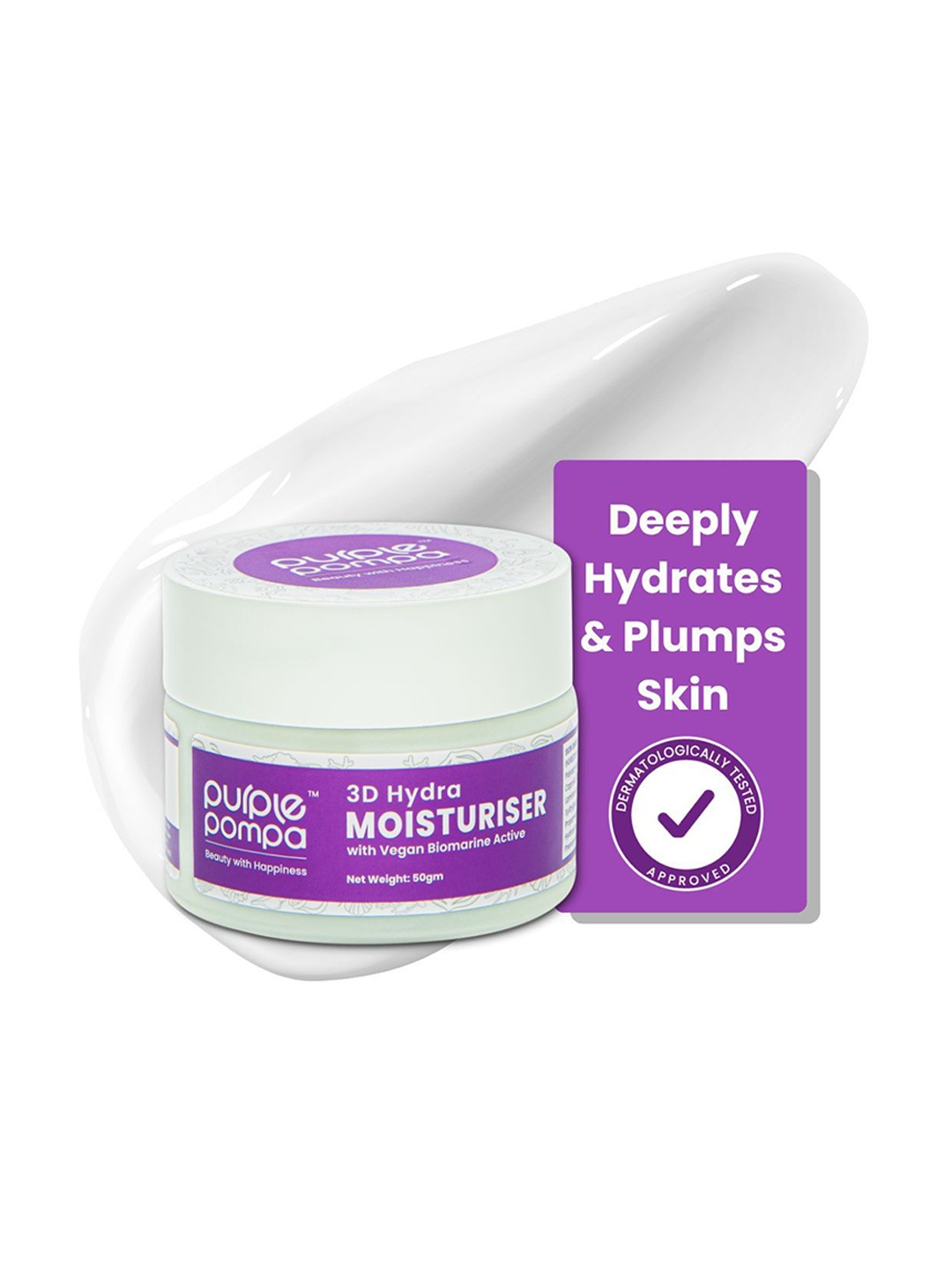 

PURPLE POMPA 3D Hydra Moisturizer With Hyaluronic Acid - 50 g
