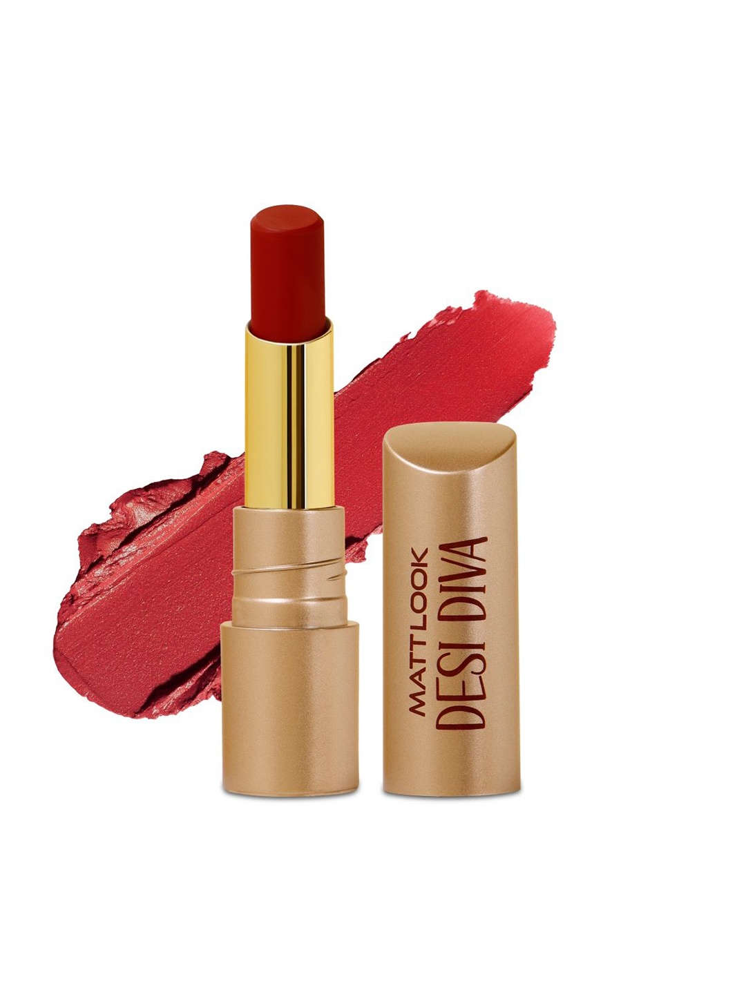 

MATTLOOK Desi Diva HD Matte Lipstick Enriched With Hyaluronic Acid- 3.8 g -Maroon Fever-09