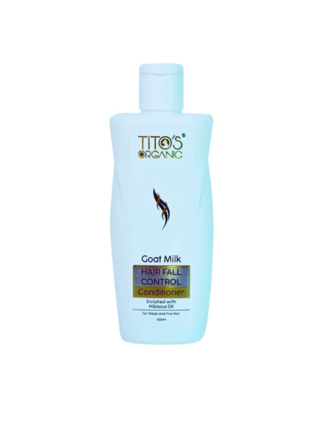 

TITO'S ORGANIC Goat Milk Conditioner Enriched With Hibiscus Oil - 100 ml, White