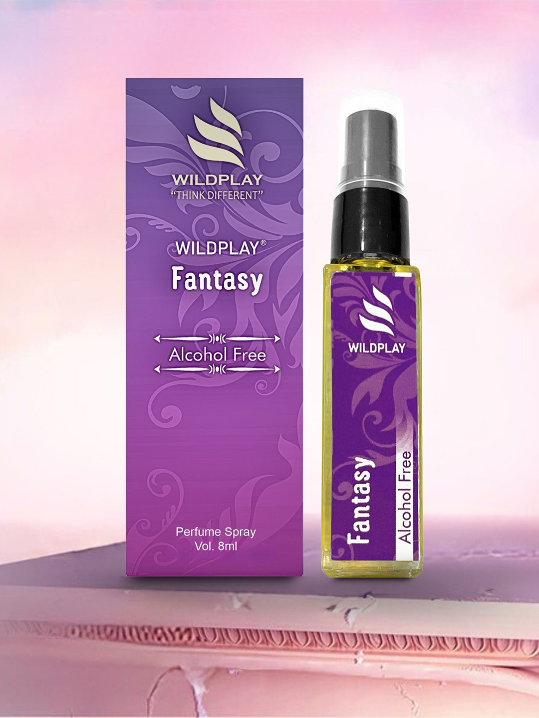 

WILDPLAY Set Of 2 Fantasy Alcohol Free Spray Perfume - 8 ml Each, Purple