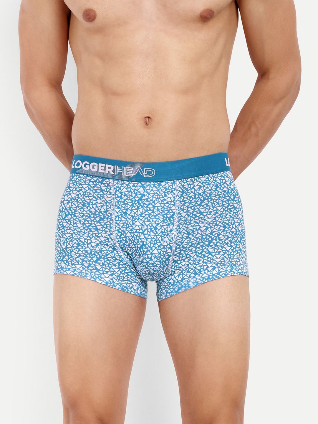 

LOGGERHEAD Printed Mid Rise Trunks - LHPT006-Blue-Blue