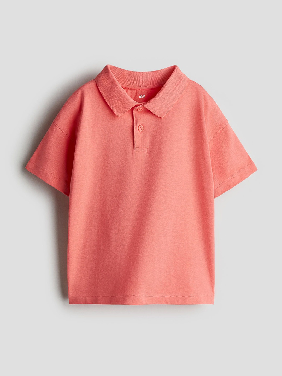 

H&M Cotton Polo Shirt, Red