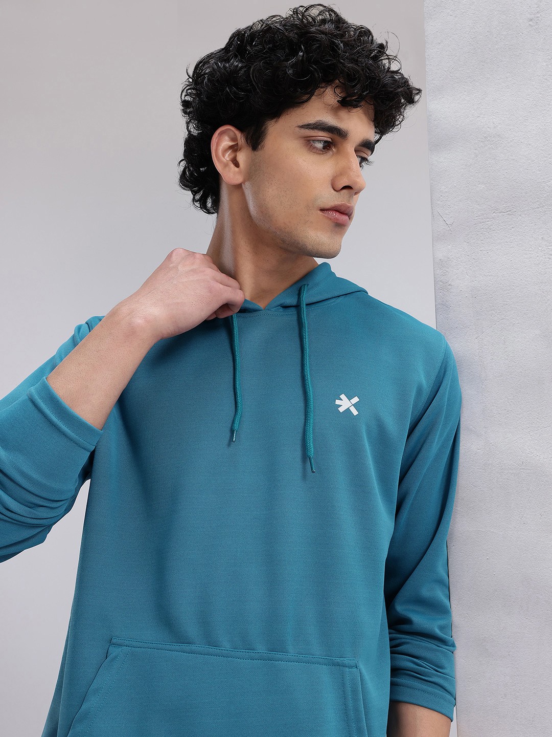 

HRX by Hrithik Roshan Men Hooded Sweatshirt, Blue