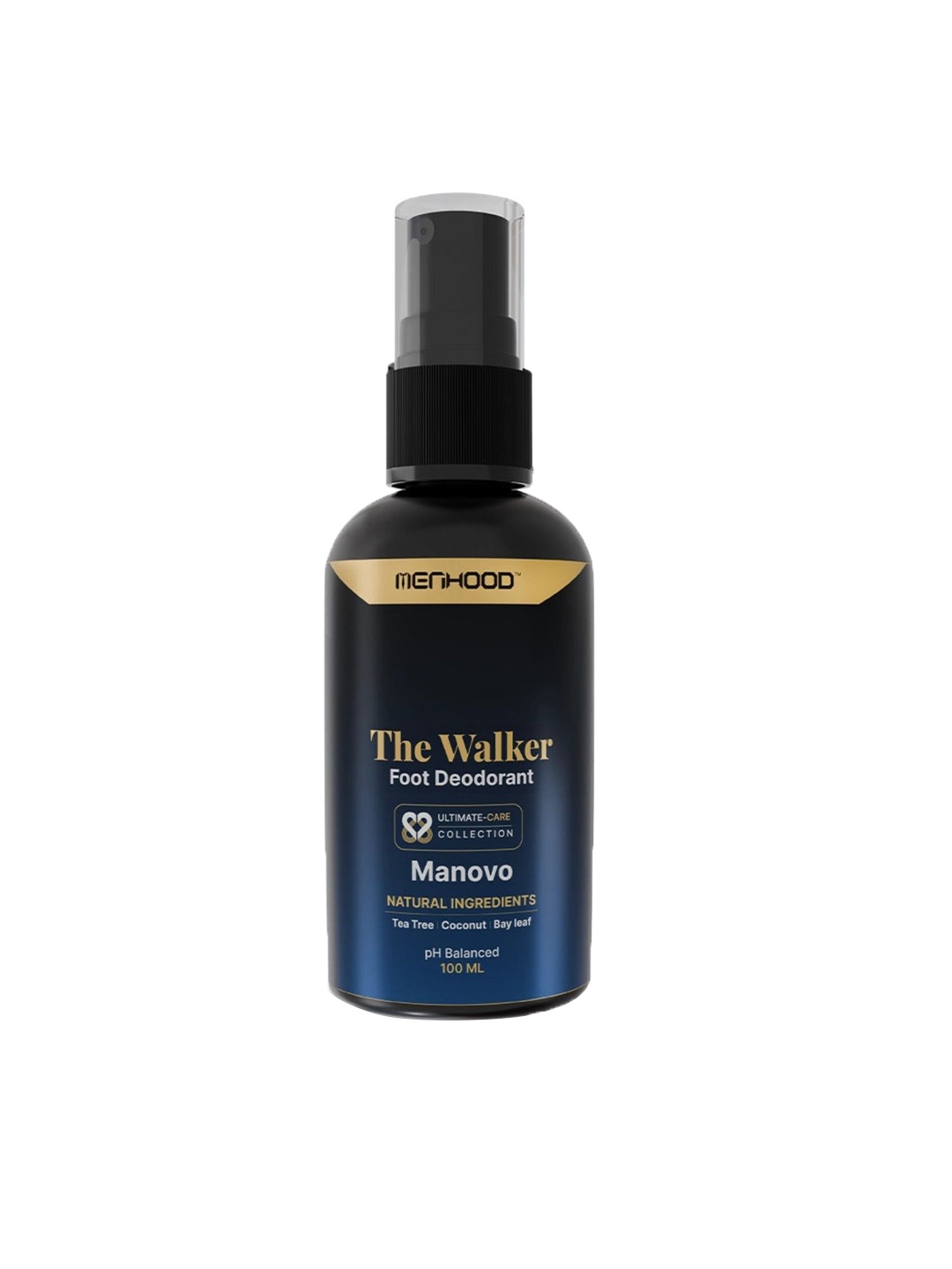 

Menhood The Walker Foot Deodorant - 100 ml, Black