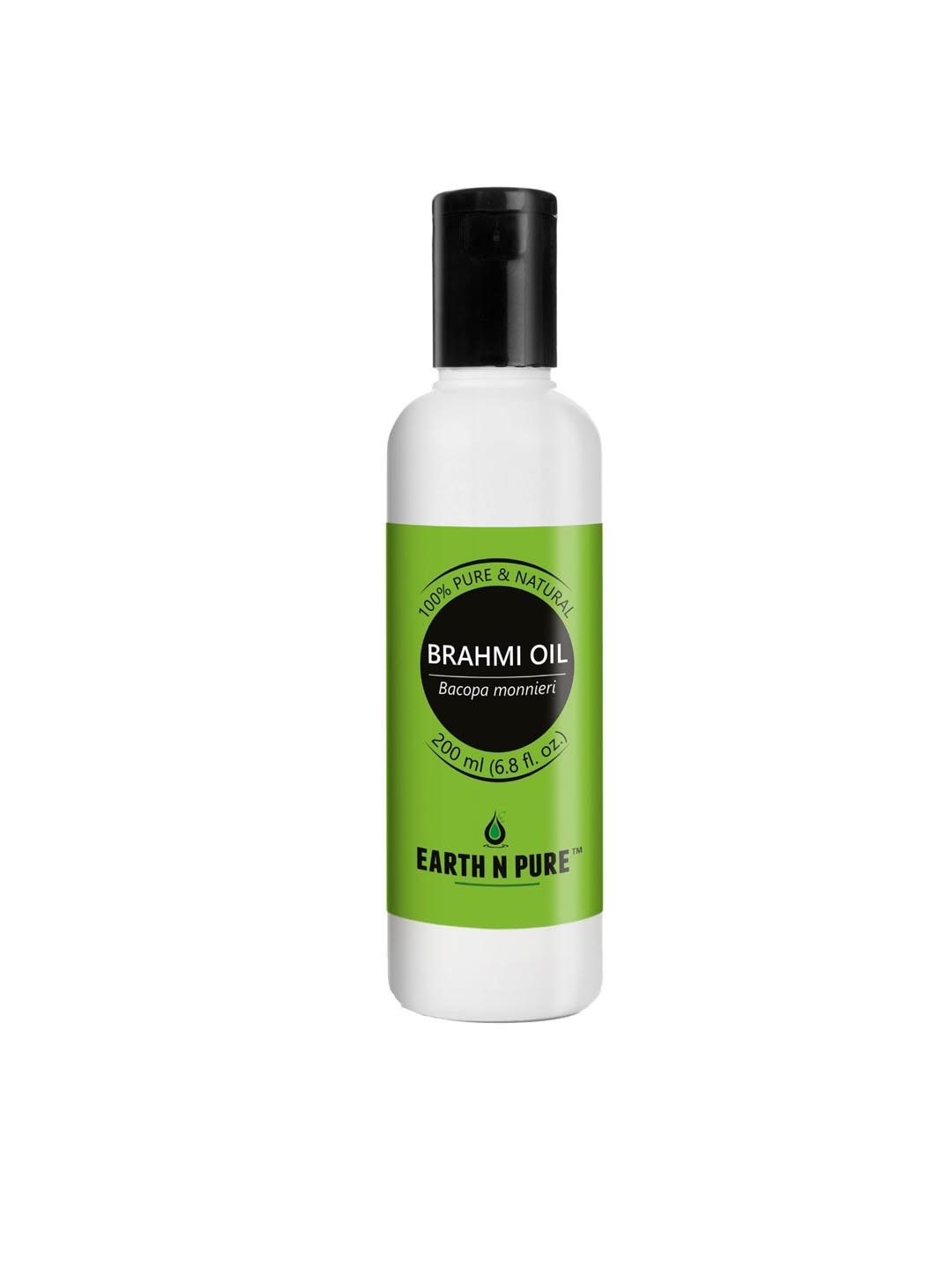 

EARTH N PURE Bacopa monnieri Brahmi Oil Natural & Therapeutic Grade - 200 ml, White