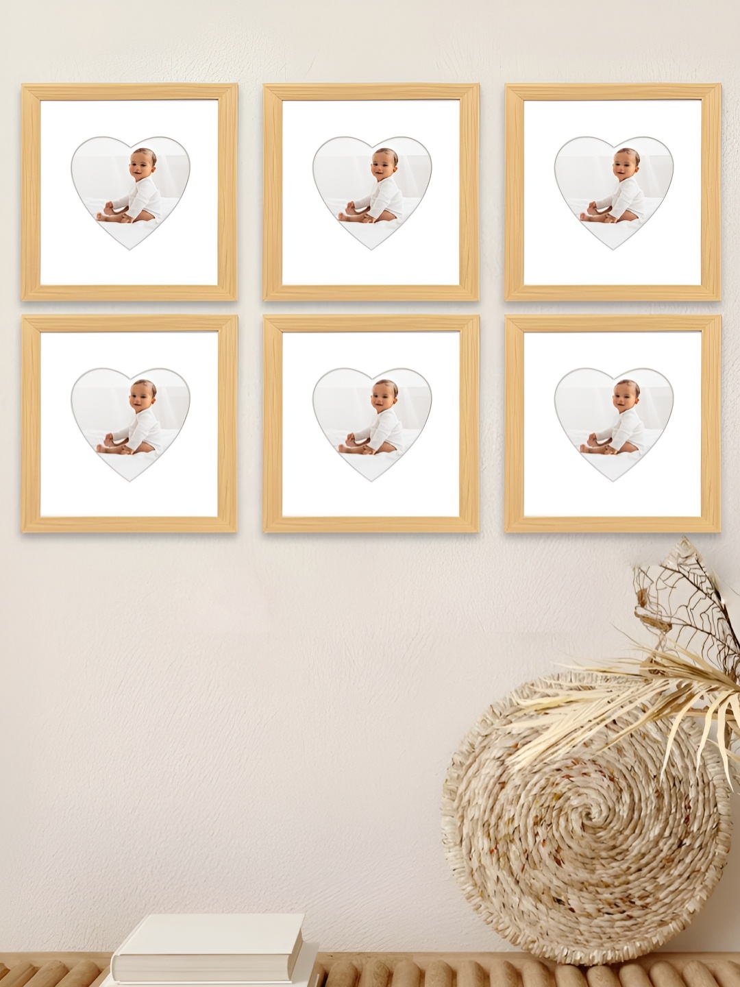 

Art Street Beige 5 to 7 Pieces MDF Table Photo Frames