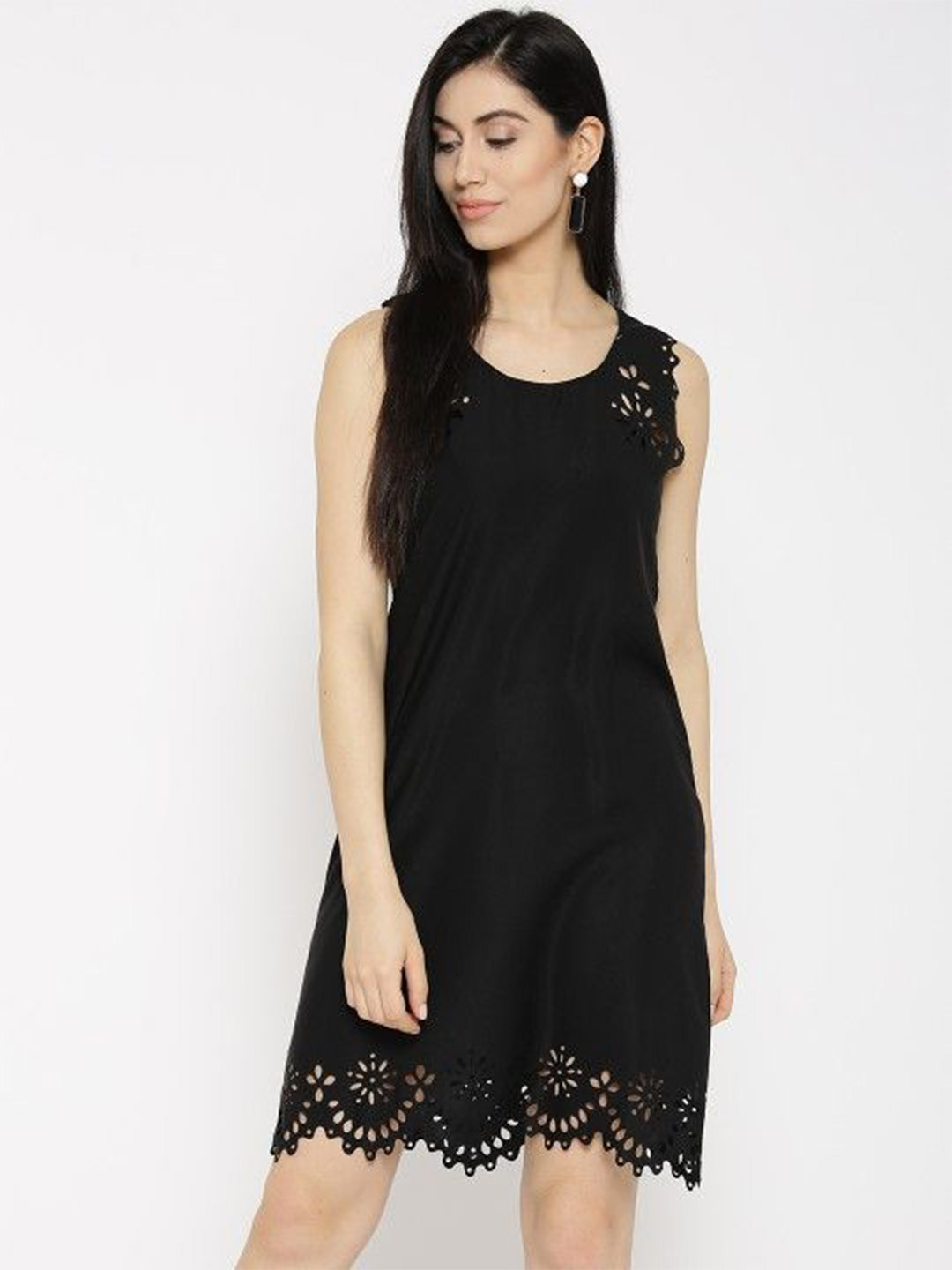 

Moda Rapido A-Line Dress, Black