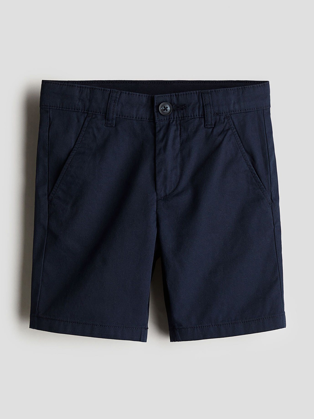 

H&M Cotton Chino Shorts, Blue