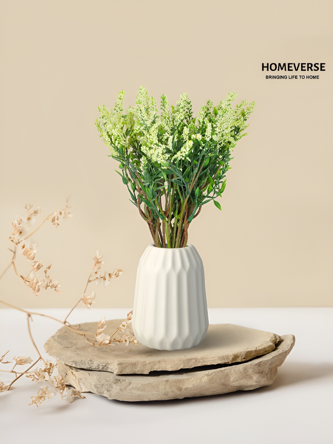 

LITVERSE Yellow And Green Artificial Plant