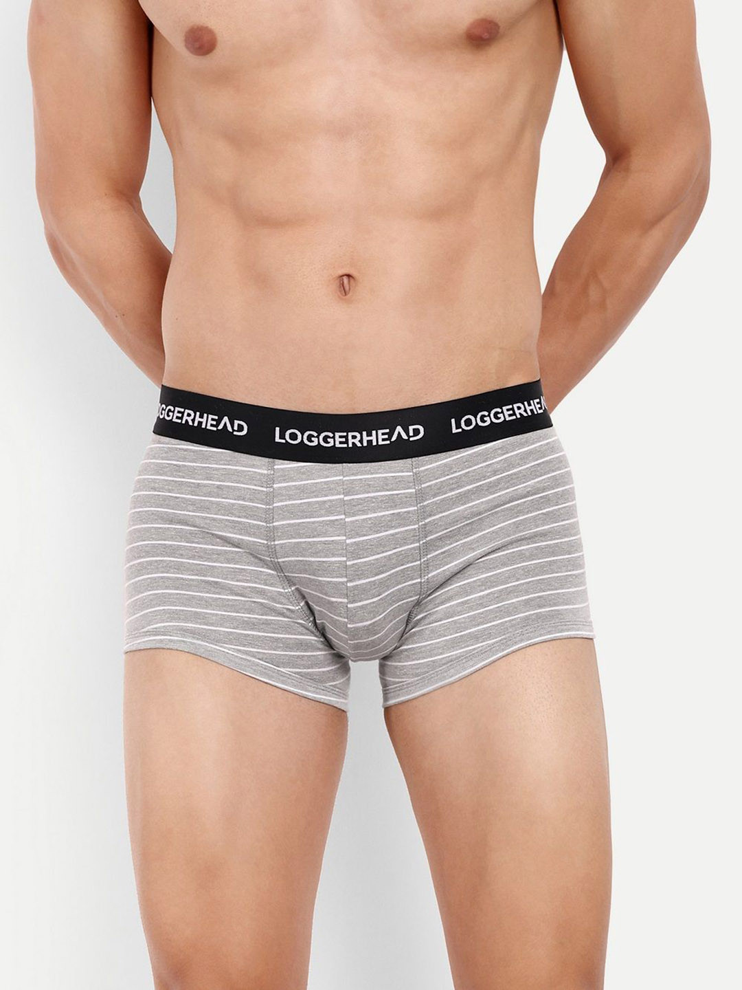 

LOGGERHEAD Striped Mid Rise Trunk - LHYT011-GREY-Grey
